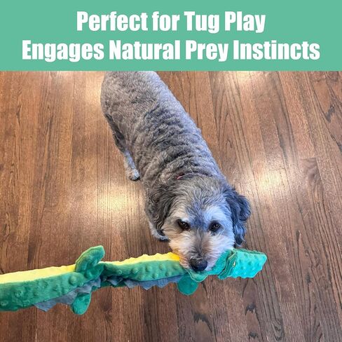 SPOT Skinneeez Extreme Triple Squeak Snake - Durable, Stuffing-Free Dog Toy with Rip-Stop Mesh & 3 Jumbo Squeakers, Built for Aggressive Chewers - Perfect for Medium to Large Dogs & Puppies, 25 inch in Kuwait