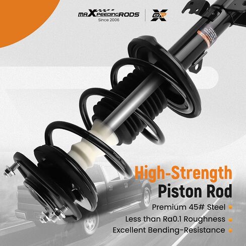 MaxPeedingRods 2PC الدعامات الأمامية لتويوتا كورولا 2009-2013 تويوتا مصفوفة 2011-2013 FWD ، 472597 472598 دعامات امتصاص الصدمات مع مجموعة ربيع لفائف in Saudi Arabia