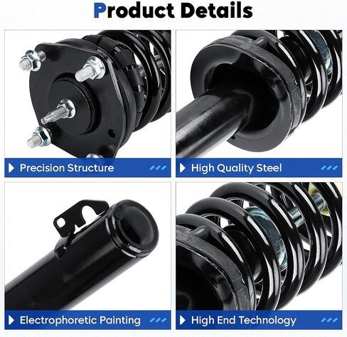 Front Struts Assembly w/Coil Spring Complete Shock Absorber Fit for Jeep Commander 2006-2010, for Grand Cherokee 2005-2010, Replace for 171377L 171377R in Saudi Arabia
