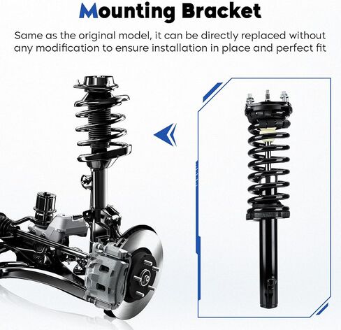 Front Struts Assembly w/Coil Spring Complete Shock Absorber Fit for Jeep Commander 2006-2010, for Grand Cherokee 2005-2010, Replace for 171377L 171377R in Saudi Arabia