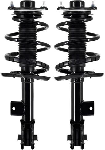 PM Auto Pair of 2 Front L-R Quick Complete Strut-Coil Spring For 2013-2016 Kia Optima Hybrid USA Built in Saudi Arabia