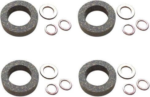 RAParts C5NE9F596A Injector Seal Kit Set of 4 Fits Ford 5000 535 5600 6600 6710 7610 in Saudi Arabia