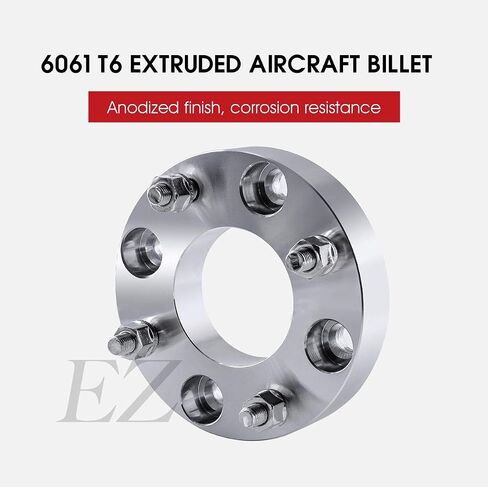 ezaccessory 2 Wheel Adapters 4x156 to 4x137 | Fits Polaris Outlaw 450/500/525 & Mount 4x137 Bolt Pattern Wheels | 1" Thick in Saudi Arabia
