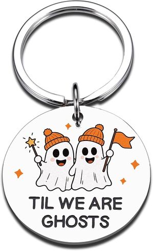 Halloween Boo Basket Stuffers for Couples Boyfriend, Spooky Basket Stuffers for Women Men, Fall Gifts for Him Her Adults Ghost Keychain National Boyfriend Sweetest Day Funny Gift in Saudi Arabia