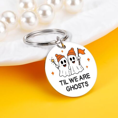 Halloween Boo Basket Stuffers for Couples Boyfriend, Spooky Basket Stuffers for Women Men, Fall Gifts for Him Her Adults Ghost Keychain National Boyfriend Sweetest Day Funny Gift in Saudi Arabia