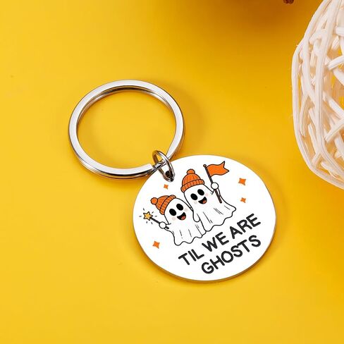 Halloween Boo Basket Stuffers for Couples Boyfriend, Spooky Basket Stuffers for Women Men, Fall Gifts for Him Her Adults Ghost Keychain National Boyfriend Sweetest Day Funny Gift in Saudi Arabia