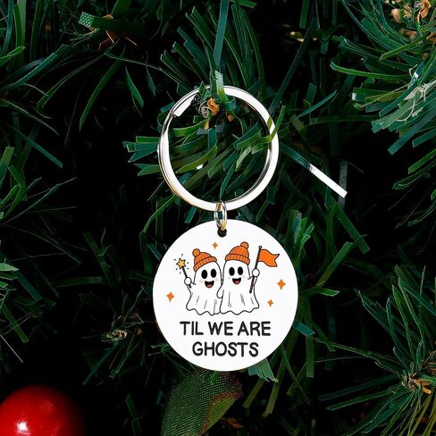 Halloween Boo Basket Stuffers for Couples Boyfriend, Spooky Basket Stuffers for Women Men, Fall Gifts for Him Her Adults Ghost Keychain National Boyfriend Sweetest Day Funny Gift in Saudi Arabia