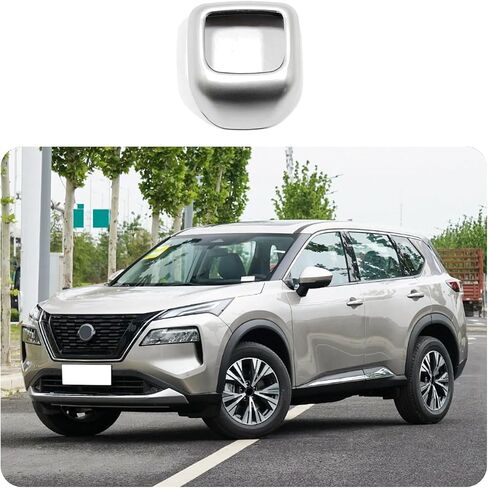 Car Accessories Fit for Nissan New Rogue 2021 2022 2023 2024 Auto Gear Shift Knob Cover Trim (Matte Silver) 1PCS ABS in Saudi Arabia