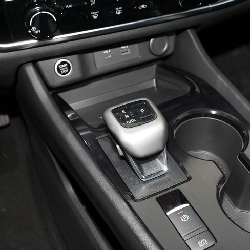 Car Accessories Fit for Nissan New Rogue 2021 2022 2023 2024 Auto Gear Shift Knob Cover Trim (Matte Silver) 1PCS ABS in Saudi Arabia