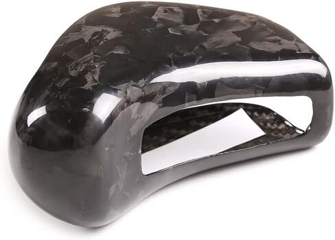 مناسب لـ Maserati Levante 2016-2018 ، Ghibli Quattroporte 2013-2018 Center Console Gear Shift Cover Cover Trim Real Carbon Carbon Decoration Insories (Black) in Kuwait