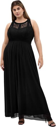City Chic Women's Dress-Panelled Bodice Maxi in Saudi Arabia