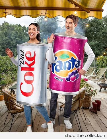 Rubies Coca-Cola: نظام غذائي فحم الكوك للبالغين ، للجنسين حجمًا واحدًا أحمر in Saudi Arabia