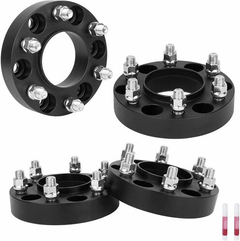 6x135mm to 6x135mm 1.25 inch(31.75mm) Hubcentric Wheel Spacers 87.1mm Bore for 2015-2022 Ford F150 Expedition Lobo, M14x1.5 Studs 6 Lugs Wheel Adapters fits 2015-2022 Lincoln Navigator, Set of 4 in Saudi Arabia