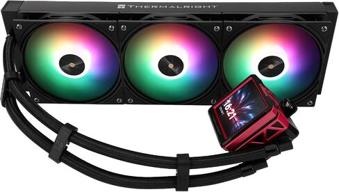 Thermalright FW 360 Ultra ARGB White 360mm AIO CPU Liquid Cooler,IPS LCD Screen with 480x480 Resolution,for AM5/Intel LGA1851/1700,‘2.88 inch’Magnet-Absorbent LCD Screen for Images -White in Saudi Arabia