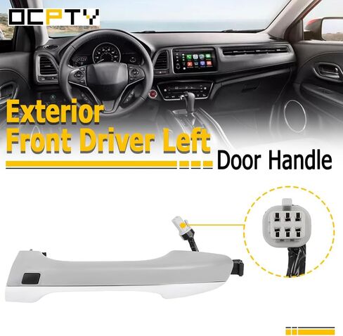 OCPTY Door Handle Exterior Front Driver Left Replacement fit 2017 2018 2019 2020 2021 for Kia for Sportage Chrome 82651-D9710 in Saudi Arabia