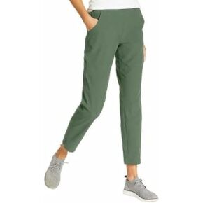 Eddie Bauer Women's Traveler Ankle Pants | Green, X-Large in Kuwait