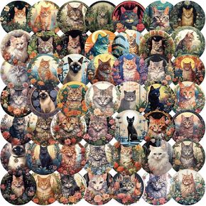 50pcs ملصقات التنينات الخيالية Cryptid - ملصقات تنين فينيل مضاد للماء لزجاجة الماء ، الكمبيوتر المحمول ، سجل القصاصات ، دفتر الملاحظات ، لوح التزلج in Kuwait