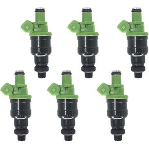 Set Of 6 Fuel Injectors Compatible with Mitsubishi 3000Gt Dodge Stealth 3.0 1991-1995 Inp061 FJ165 in Saudi Arabia