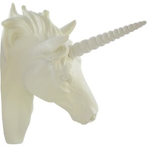 Pine Ridge Pink Unicorn Head Wall Mounted Sculpture Decoration - Faux Taxidermy with Interchangeable Pink Horn Wall Hanging Centerpiece in Kuwait
