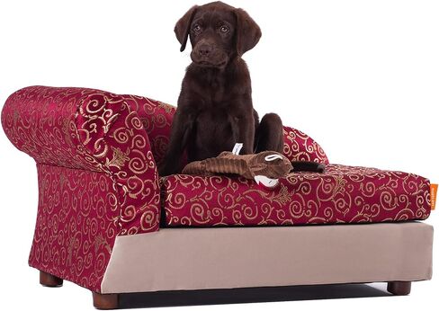 Moots VIP Microsuede Oak Pet Couch, Charcoal, Small in Saudi Arabia