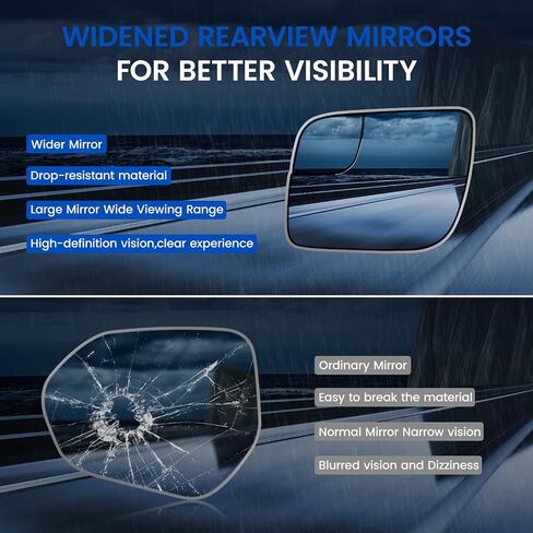 Passenger Right Side Heated Mirror Glass BB5Z17K707L BB5Z17K707M Compatible With Ford Explorer 2011-2019 Passenger Right Side Rear View Mirror Convex Glass with Rear Holder in Saudi Arabia