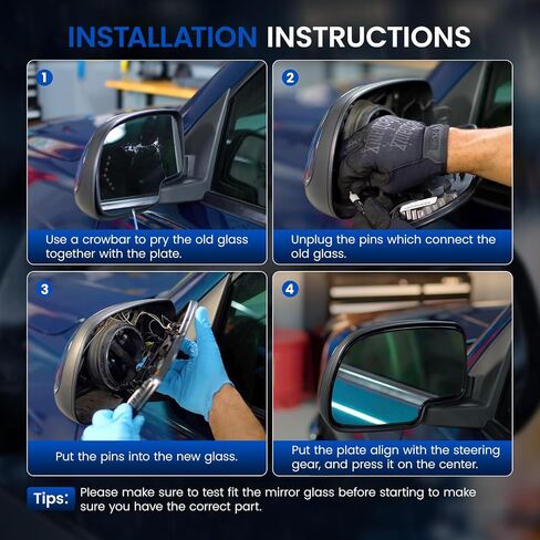 Passenger Right Side Heated Mirror Glass BB5Z17K707L BB5Z17K707M Compatible With Ford Explorer 2011-2019 Passenger Right Side Rear View Mirror Convex Glass with Rear Holder in Saudi Arabia