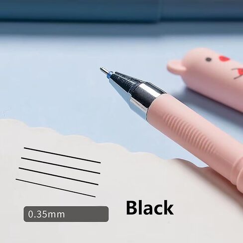 YYaaloa Erasable Gel Pens Fine Point 0.5mm Blue Inks 12 Pack Cute Cartoon Make Mistakes Disappear for Writing Planner and Crossword Puzzles Adult Writing Kids Calligraphy Note Taking (Blue) in Saudi Arabia