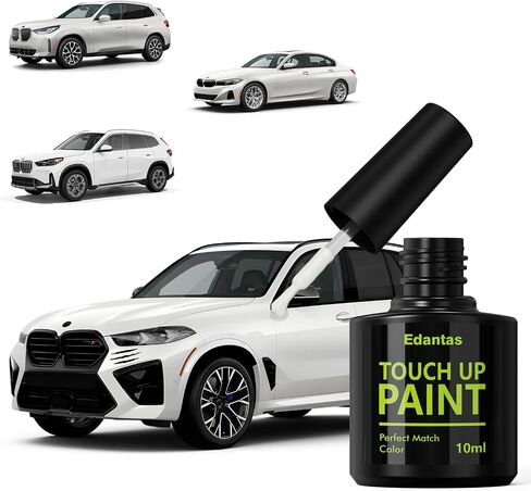 A96 Mineral White Touch Up Paint for BMW Cars, Professional Auto Touch-up Paint Scratch Repair Kit, Automotive Paints Exact Match Compatible with X1/X3/X4/X5/X6/X7/iX/2/3/4/5/7/8 Series in Saudi Arabia