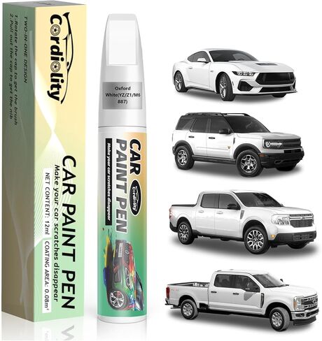 Paint touch-Quality ذات جودة OEM-Oxford White for Ford Models (YZ/Z1/M6887) in Kuwait