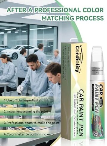 Paint touch-Quality ذات جودة OEM-Oxford White for Ford Models (YZ/Z1/M6887) in Kuwait