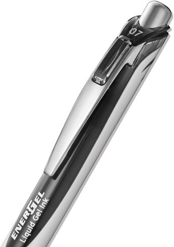 Pentel EnerGel RTX Roller Ball Retractable Gel Pen, Black Ink, Medium, 1 each in Saudi Arabia