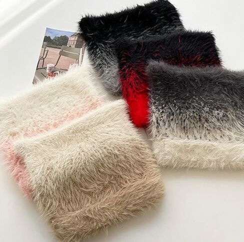 Y2K Cat Ear Beanie Hats Fuzzy Winter Cute Knitted Cat Beanie Kawaii Slouchy Warm Crochet Skull Beanies Cap 2025 in Saudi Arabia