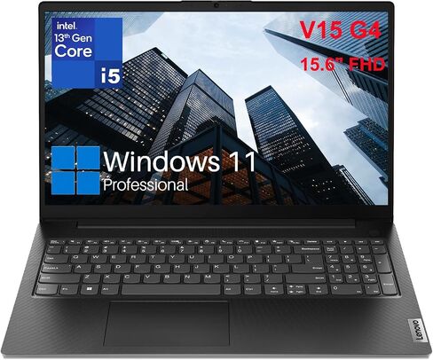 Lenovo V15 AI-Powered Business Laptop • Copilot Ready • 16GB RAM • 512GB PCIe SSD • 15.6 FHD Display w/Low-Blue Light • HDMI • Long Battery Life • Intel Processor • Ethernet Port • Win 11 Pro in Saudi Arabia