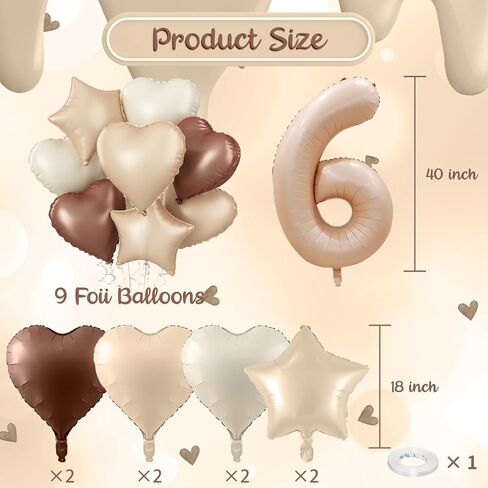 Big Number 2 Balloon Light Pink, Foil 2 Balloons with Pastel Baby Pink Helium 18 Inch Heart Star Balloon, 40'' Self Inflating Two Balloon Number for Girls 2nd Birthday Party Women Valentines Day Decor in Saudi Arabia