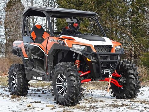 SuperATV Heavy Duty Arched 1.5" Offset A-Arms for 2017+ Polaris General 1000 / General 1000 4 | A-Arm color is Black in Saudi Arabia