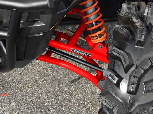 SuperATV Heavy Duty Arched 1.5" Offset A-Arms for 2017+ Polaris General 1000 / General 1000 4 | A-Arm color is Black in Saudi Arabia