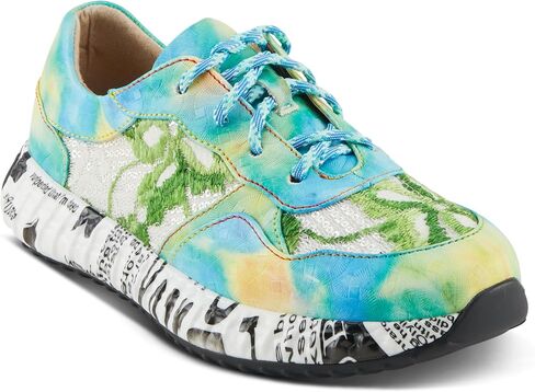 SPRING STEP L'Artiste Women's Emelie Fashion Sneaker - الترتر الأنيق والأحذية الرياضية المطرزة للأرواح المغامرة in Saudi Arabia