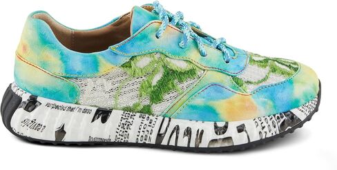 SPRING STEP L'Artiste Women's Emelie Fashion Sneaker - الترتر الأنيق والأحذية الرياضية المطرزة للأرواح المغامرة in Saudi Arabia