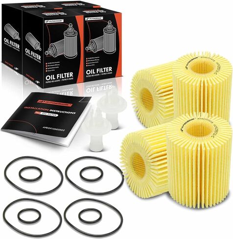 A-Premium 4-PC 10K Miles Protection Oil Filter Compatible with for Toyota Tundra 2011-2014, 4Runner 2010-2023, FJ Cruiser 2010-2014 & Lexus IS250/300/350, GS300/350/450h/460, LS460/500/600h, RC300/350 in Saudi Arabia