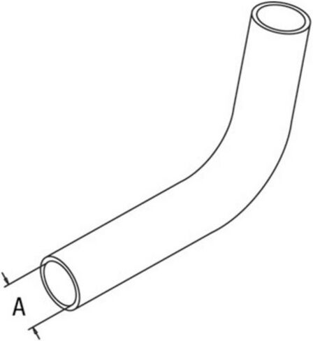 RAParts Upper Radiator Hose Fits 1840 1845C CSO90-0015 D124950 D124950-A in Saudi Arabia