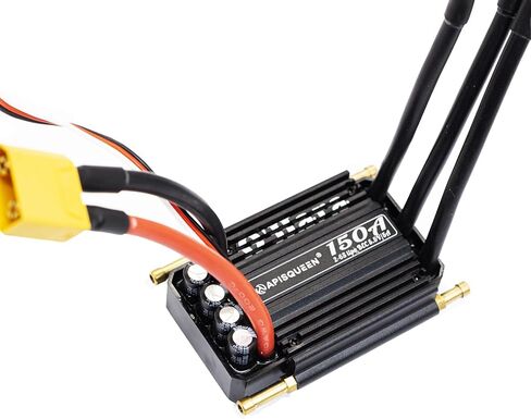 O'Hara 50A 2-6S LiPo ESC Waterproof Brushless Electronic Speed Controller with BEC and XT60 4.0mm Banana Head Connector for Model Ship RC Boats in Kuwait