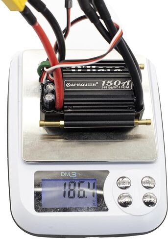 O'Hara 50A 2-6S LiPo ESC Waterproof Brushless Electronic Speed Controller with BEC and XT60 4.0mm Banana Head Connector for Model Ship RC Boats in Kuwait
