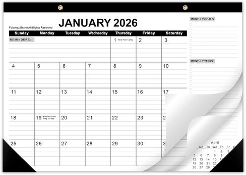 34" x 58" Dry Erase Calendar For Wall - Undated Wall Calendar Erasable Extra Large Wet & Dry Erase Laminated 12-Month Annual Yearly Wall Planner, No Stains or Ghosts, Reusable in Saudi Arabia