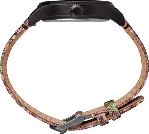 Timex x Mossy Oak Tw2t94700 Expedition Scout 40mm Fabric & Leather Strap Watch in Saudi Arabia