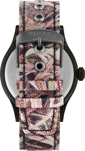 Timex x Mossy Oak Tw2t94700 Expedition Scout 40mm Fabric & Leather Strap Watch in Saudi Arabia