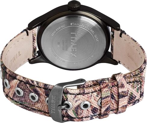 Timex x Mossy Oak Tw2t94700 Expedition Scout 40mm Fabric & Leather Strap Watch in Saudi Arabia