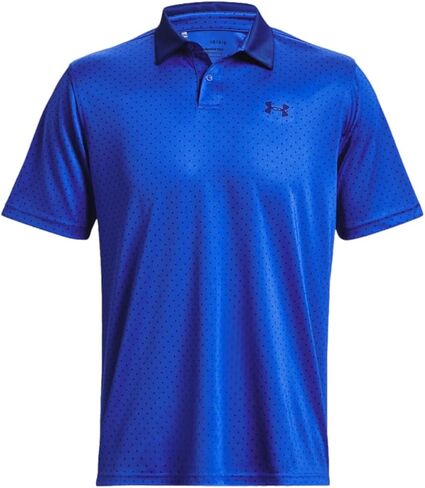 Under Armour Performance Printed Golf Polo Versa Blue/Bauhaus Blue/Bauhaus Blue MD in Saudi Arabia