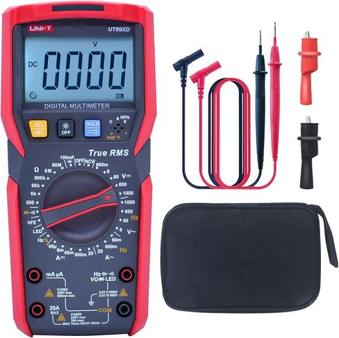 uni-t ut89xd multimeter multimeter ، TRMS 6000 Counts Volt Meter Ohmmeter 12V LED Test Devision in Kuwait