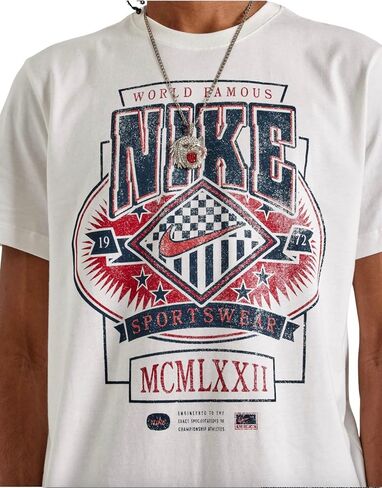 Nike Men's Sportswear World Famous Vintage Graphic T-Shirt in Saudi Arabia