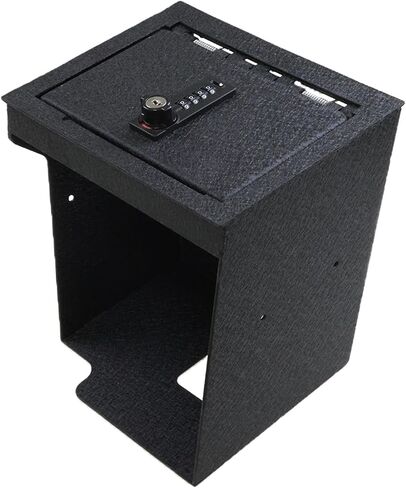 KEREN Center Console Gun Safe - Console Gun Vault Compatible with Ford Explorer 2020-2025, High Security Armrest Lock Box with Fingerprint Lock with Key in Saudi Arabia